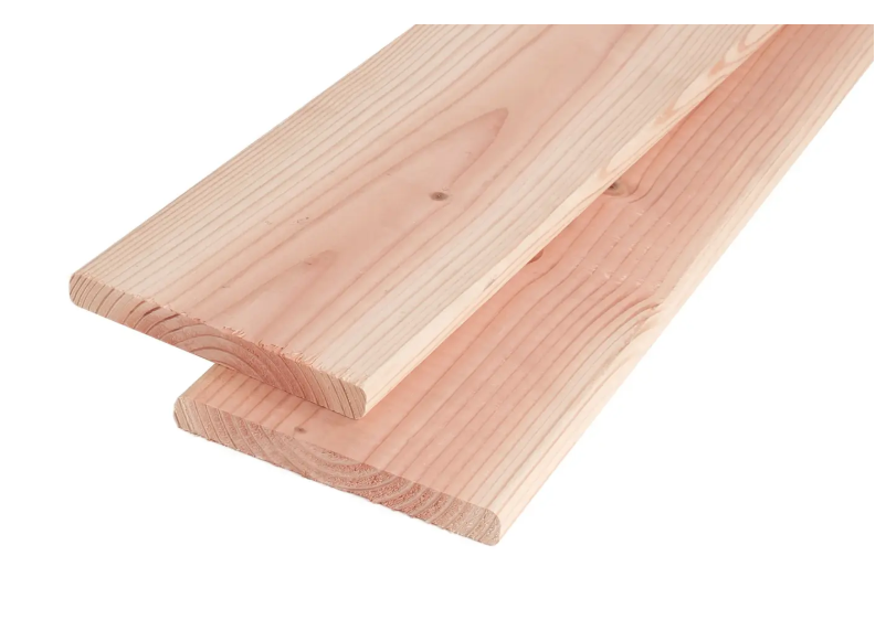 Schuttingplank - Douglas - (netto) - 1,6x14x180cm