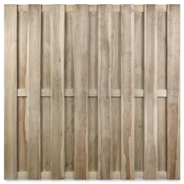 Houten Schutting - Cardiff - Grenen - Groen Geïmpregneerd - Recht - 180x180cm