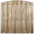 Houten Schutting - Cardiff - Grenen - Groen Geïmpregneerd - Getoogd - 180x180cm