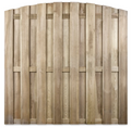Houten Schutting - Robusto - Grenen - Groen Geïmpregneerd - Getoogd - 180x180cm
