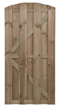 Tuinpoort Robusto Toog - Grenen - Groen - 90x180cm