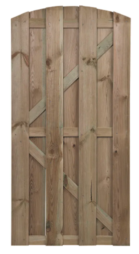 Tuinpoort Robusto Toog - Grenen - Groen - 90x180cm