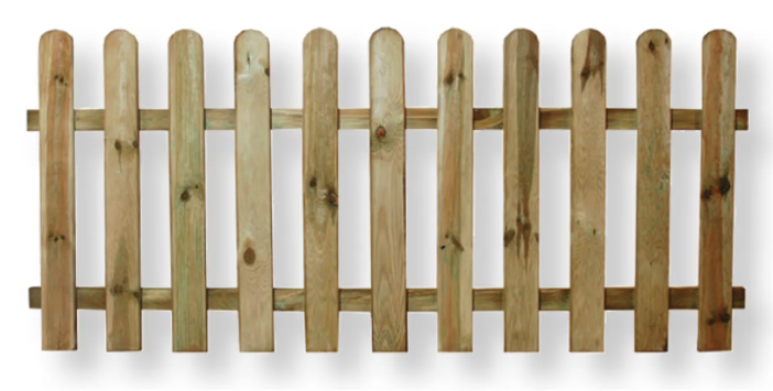 Tuinhek recht - Hout - 180x80cm