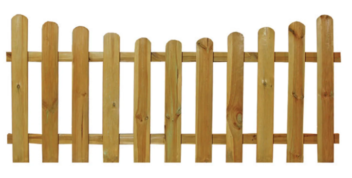 Tuinhek toog- Hout - 80x180cm - Groen