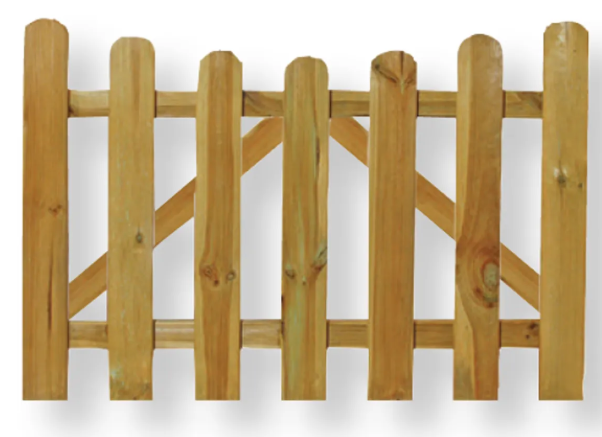 Tuinhek poort toog - Hout - 80x180cm