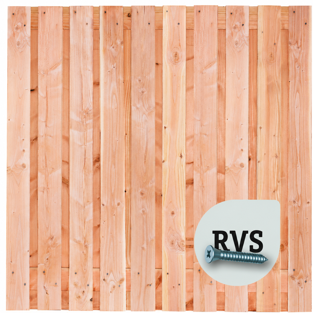 Houten Schutting – My Schutting Douglas (Netto) – Recht – 180x180