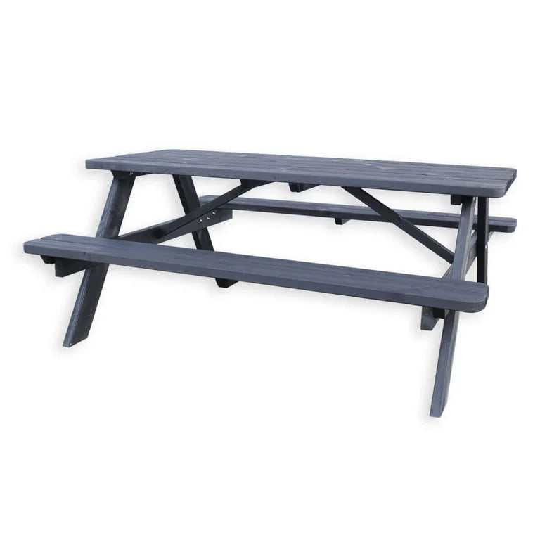 Picknicktafel Deluxe 180 x 70 cm - Zwart