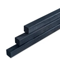 Tuinpaal Vierkant - Zwart - 68x68mm x 270cm